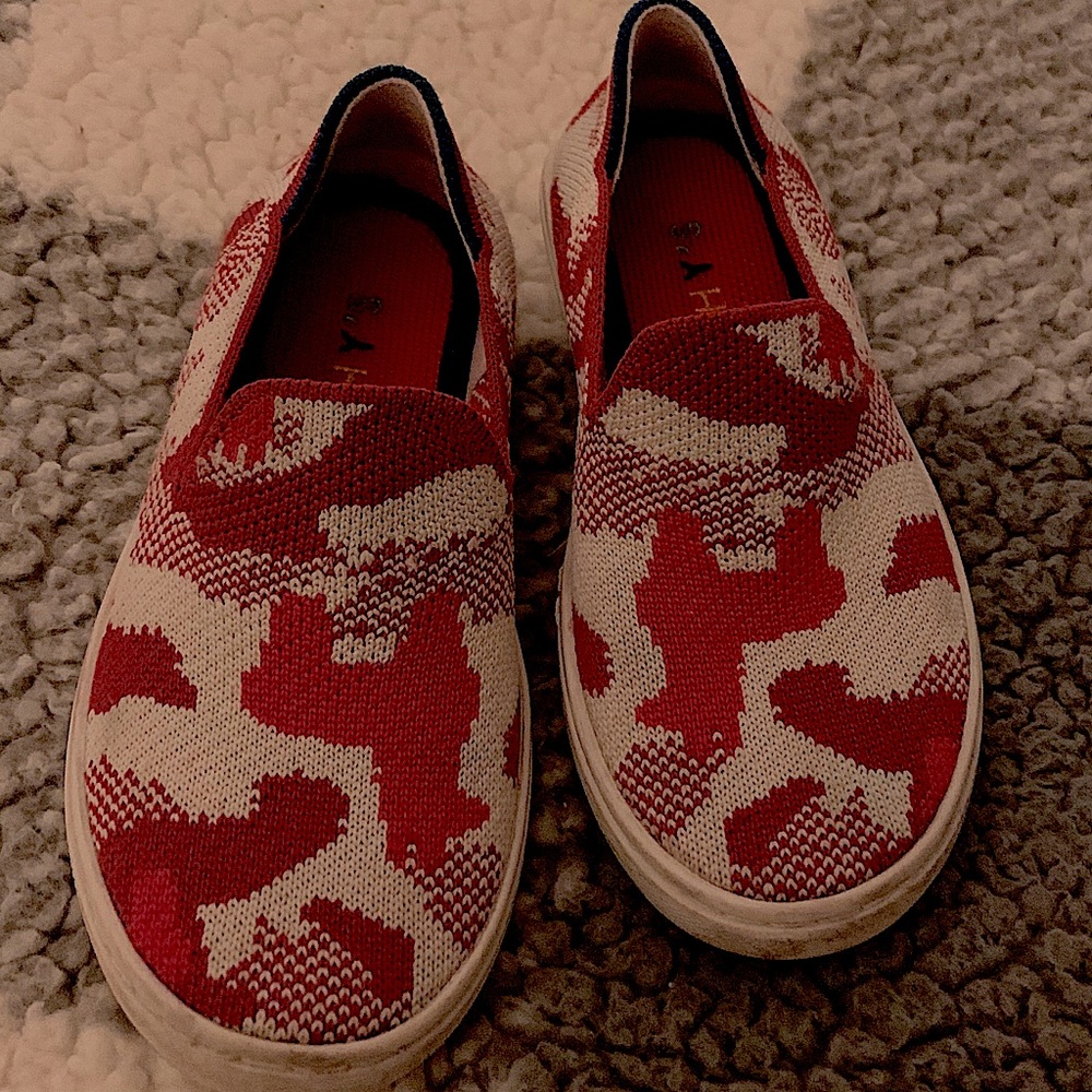 Rothys llama camo shoes
